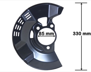 Bromssk�ld framaxel h�ger in the group  at  Professional Parts Sweden AB (8177376)