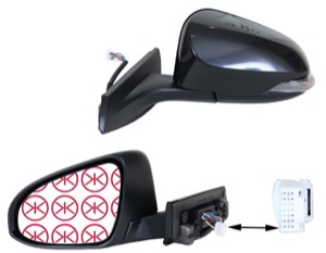 Utv.Spegel Höger Elektr. Fällbar in the group Body parts / Mirror / Outside Mirror at Professional Parts Sweden AB (81781044)