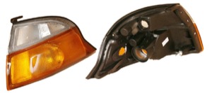 Blinker Med Lamph�llare Gul Vit in the group Headlights / Lightning / Corner lights / Corner lamp at  Professional Parts Sweden AB (81850382)