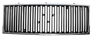 Grille chrome frame black i gruppen Kaross / Kaross / Kylargrill / Kylargrill hos  Professional Parts Sweden AB (82439616)