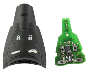 Remote control complete i gruppen Kaross / Bagagelucka, Motorhuv, Drrar, Soltak / Lssystem / Fjrrkontroll hos  Professional Parts Sweden AB (83343781C)