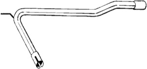 Avgasr�r in the group Exhaust parts / Exhaust muffler & kits at  Professional Parts Sweden AB (843-737)