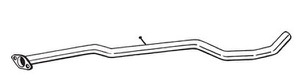 Avgasr�r in the group Exhaust parts / Exhaust muffler & kits at  Professional Parts Sweden AB (850-171)
