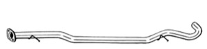 Avgasr�r Mitt in the group Exhaust parts / Exhaust muffler & kits at  Professional Parts Sweden AB (850-199)