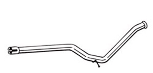 Avgasr�r Bak in the group Exhaust parts / Exhaust muffler & kits at  Professional Parts Sweden AB (850-961)