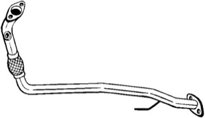 Avgasr�r in the group Exhaust parts / Exhaust muffler & kits at  Professional Parts Sweden AB (850-939)