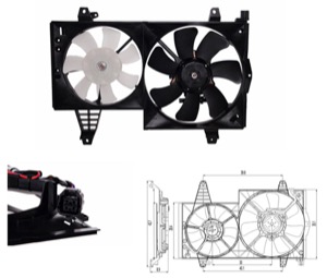 Flakt kylare for fordon med ac - Replaced by 87434349 i gruppen Tillflligt dolda artiklar hos  Professional Parts Sweden AB (90082601)