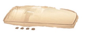 Lyktglas Huvudstr�lkastare in the group Headlights / Lightning / Headlights / Headlamp glass at  Professional Parts Sweden AB (90210252)