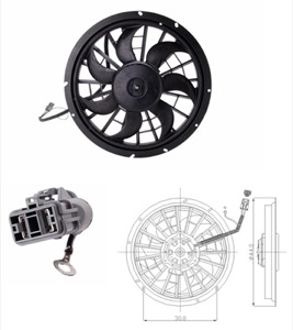 Flakt kylare for fordon med ac in the group Cooling / ventilation / Radiator fan at  Professional Parts Sweden AB (90452601)