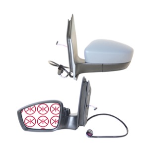 Utv.Spegel Hger in the group Body parts / Mirror / Outside Mirror at  Professional Parts Sweden AB (95161044)