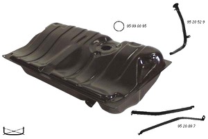 Br�nsletank Ej Inj 40L in the group Body parts / Body Parts / Fuel Tank Filling / Fuel Tank at  Professional Parts Sweden AB (9520009)