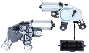 Vindrutetorkarmotor Bak in the group Wiper equipment / Wiper motor at  Professional Parts Sweden AB (95237170)