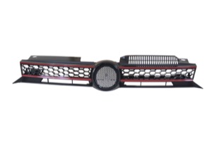 Kylargrill Gti R�d/Svart in the group Body parts / Body Parts / Radiator Grille / Radiator Grille at  Professional Parts Sweden AB (9534992)