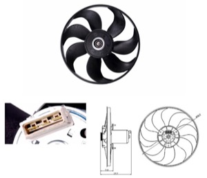 Flakt kylare in the group Cooling / ventilation / Radiator fan at  Professional Parts Sweden AB (95382602)