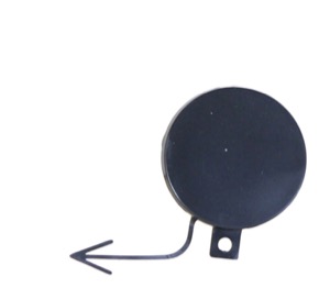 Lucka Bogserkrok Fram Svart in the group Body parts / Body Parts / Bumpers / Cover, Towhook at  Professional Parts Sweden AB (9547921)