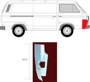 Frontpl�t Till H�ger Fram H�rnpl�t in the group  at  Professional Parts Sweden AB (9557214)