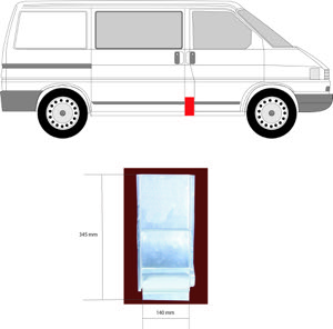 Sdov�gg H�ger L�ngsbleck Framdel in the group Body parts / Body Panel / Body Panel, Sidewall at  Professional Parts Sweden AB (9558024)