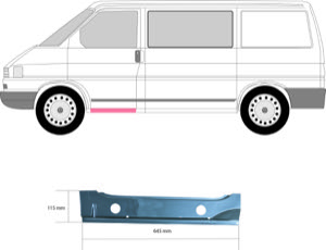 Instegspl�t V�nster Fram Ekonomipl�t in the group  at  Professional Parts Sweden AB (9558061)