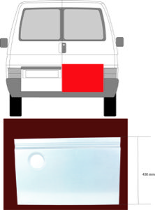 Bakd�rr Ekonomipl�t H�ger Underdel in the group Body parts / Repair Panels / Repair Panel, Door at  Professional Parts Sweden AB (9558152)