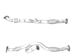 Avgasr�r Fram Framdel in the group Exhaust parts / Exhaust muffler & kits at  Professional Parts Sweden AB (95688631)
