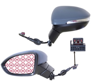 Utv.Spegel V�nster Elektr. F�llbar in the group Body parts / Mirror / Outside Mirror at  Professional Parts Sweden AB (95781043)