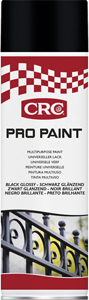 Pro Paint Black Glossy aerosol 500 ml in the group Car Care & Chemicals / CRC / Aerosol Paint at  Professional Parts Sweden AB (969933139)