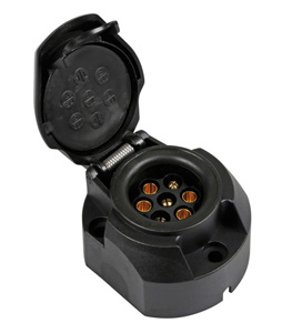 PLASTIC 7 POLE SOCKET in the group Tow bar / Cable kit at  Professional Parts Sweden AB (989938985)