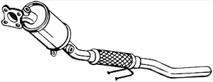 Katalysator Fram Med Tillbehör in the group Exhaust parts / Catalytic converter at Professional Parts Sweden AB (090-812)