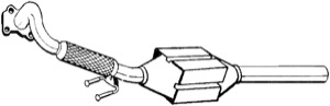 Katalysator Fram Med Tillbehör in the group Exhaust parts / Catalytic converter at Professional Parts Sweden AB (099-971)