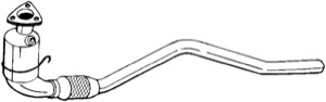 Katalysator med tillbehr in the group Exhaust parts / Catalytic converter at  Professional Parts Sweden AB (099-587)