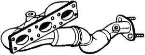 Katalysator med tillbehr in the group Exhaust parts / Catalytic converter at  Professional Parts Sweden AB (090-719)