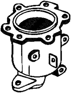 Katalysator Med Tillbeh�r in the group Exhaust parts / Catalytic converter at  Professional Parts Sweden AB (090-139)