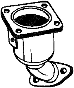 Katalysator Med Tillbeh�r in the group Exhaust parts / Catalytic converter at  Professional Parts Sweden AB (099-852)