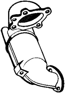 Katalysator Med Tillbeh�r in the group Exhaust parts / Catalytic converter at  Professional Parts Sweden AB (090-163)