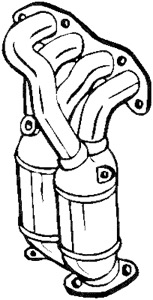 Katalysator Med Tillbeh�r in the group Exhaust parts / Catalytic converter at  Professional Parts Sweden AB (090-642)