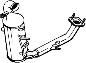 Sot-/partikelfilter avgassystem in the group Exhaust parts / Particle filter diesel at  Professional Parts Sweden AB (097-215)