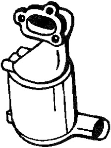 Katalysator Med Tillbeh�r in the group Exhaust parts / Catalytic converter at  Professional Parts Sweden AB (090-482)