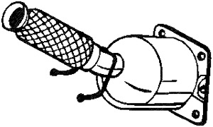 Katalysator Med Tillbeh�r in the group Exhaust parts / Catalytic converter at  Professional Parts Sweden AB (090-499)