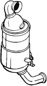 Katalysator Med Tillbeh�r in the group Exhaust parts / Catalytic converter at  Professional Parts Sweden AB (090-006)