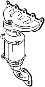 Katalysator Med Tillbeh�r in the group Exhaust parts / Catalytic converter at  Professional Parts Sweden AB (090-516)