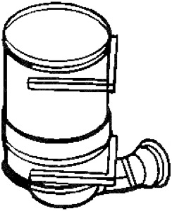 Sot-/Partikelfilter Avgassystem in the group Exhaust parts / Particle filter diesel at Professional Parts Sweden AB (095-552)