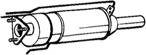 Sot-/partikelfilter avgassystem in the group Exhaust parts / Particle filter diesel at  Professional Parts Sweden AB (097-205)