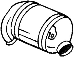 Sot-/Partikelfilter Avgassystem in the group Exhaust parts / Particle filter diesel at  Professional Parts Sweden AB (097-231)