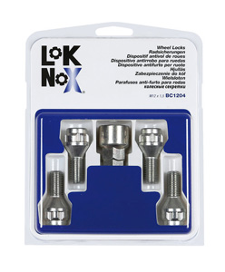 Conical bolts 4 pcs set - Lok Nox - A100 in the group Accessories / Wheels / Mcgard anti-theft devices at  Professional Parts Sweden AB (MG01204)