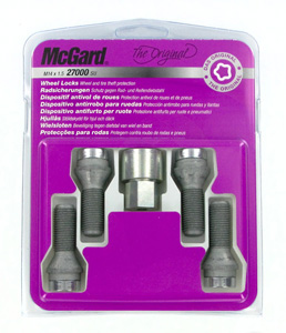 Conical bolts 4 pcs set - Original - A350 i gruppen Tillbehr / Dck / Mcgard hjullsmuttrar hos  Professional Parts Sweden AB (MG27000SU)