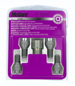 Conical bolts 4 pcs set - Original - A100 in the group Accessories / Wheels / Mcgard anti-theft devices at  Professional Parts Sweden AB (MG27204SU)
