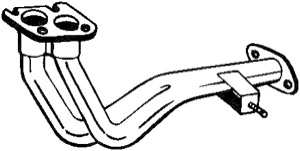 Avgasr�r in the group Exhaust parts / Exhaust muffler & kits at  Professional Parts Sweden AB (802-443)