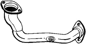 Avgasr�r in the group Exhaust parts / Exhaust muffler & kits at  Professional Parts Sweden AB (737-409)