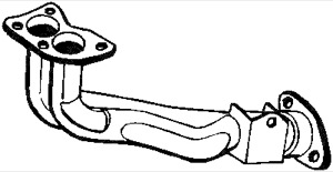 Avgasr�r in the group Exhaust parts / Exhaust muffler & kits at  Professional Parts Sweden AB (713-245)