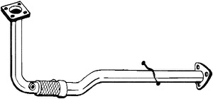 Avgasr�r in the group Exhaust parts / Exhaust muffler & kits at  Professional Parts Sweden AB (801-129)